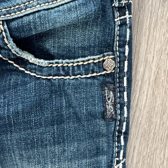 Silver Jeans Dark Blue Skinny Jeans - Picture 4 of 9